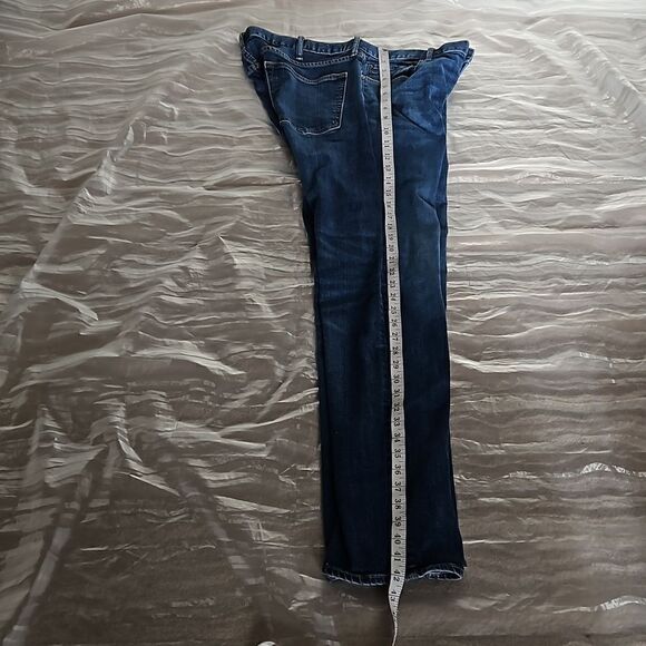 Old Navy Men Slim Fit Jeans 36×34 Dark Blue Washed - Picture 11 of 16